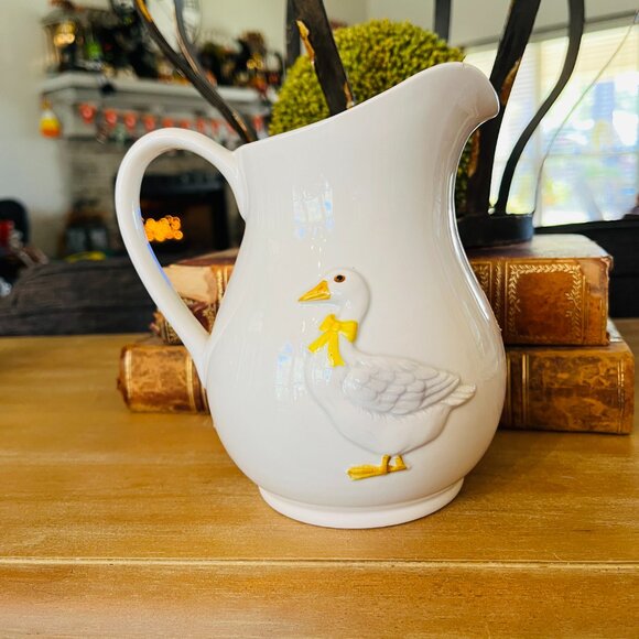 MUSICAL OTAGIRI Goose pitcher 1983 - Picture 3 of 11
